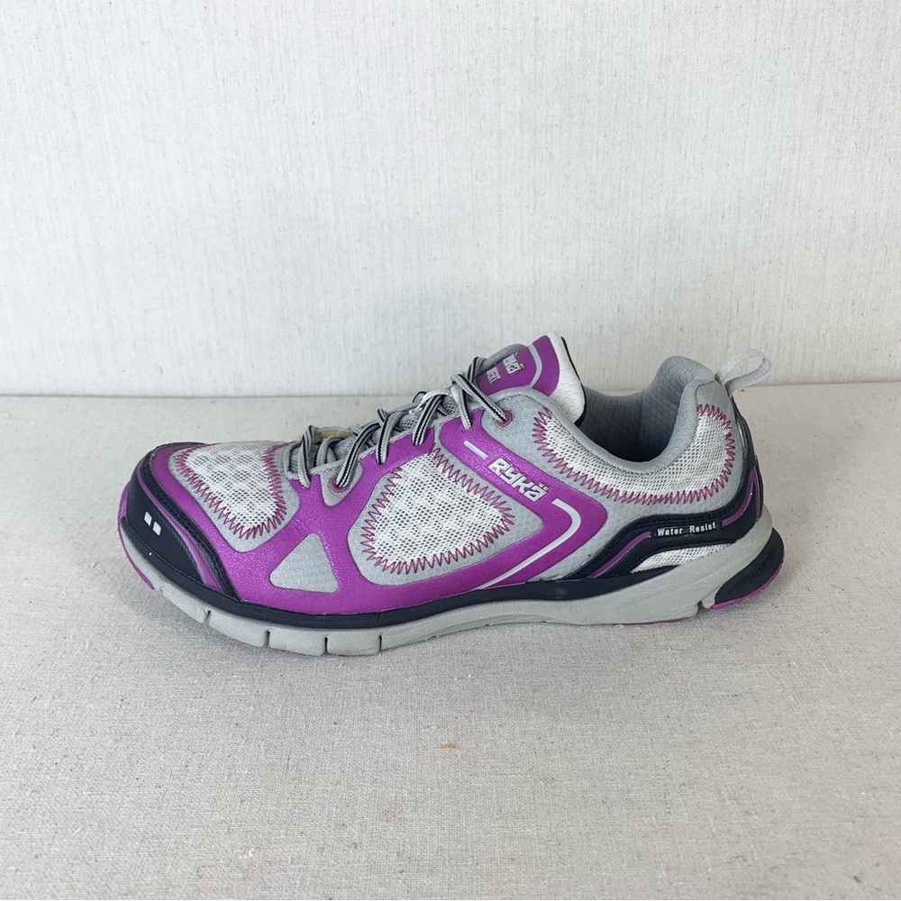 Ryka~Women’s‎ Avert Low Gray/Purple Running/Athletic Shoes~Sz 9.5